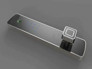 China 100 Fingerprints Capacity Smartphone Door Lock / Automatic Door Lock 4PCS AA Battery factory