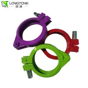 China Mounting Concrete Pump Pipe Fittings Snap Rubber Hose Clamp factory