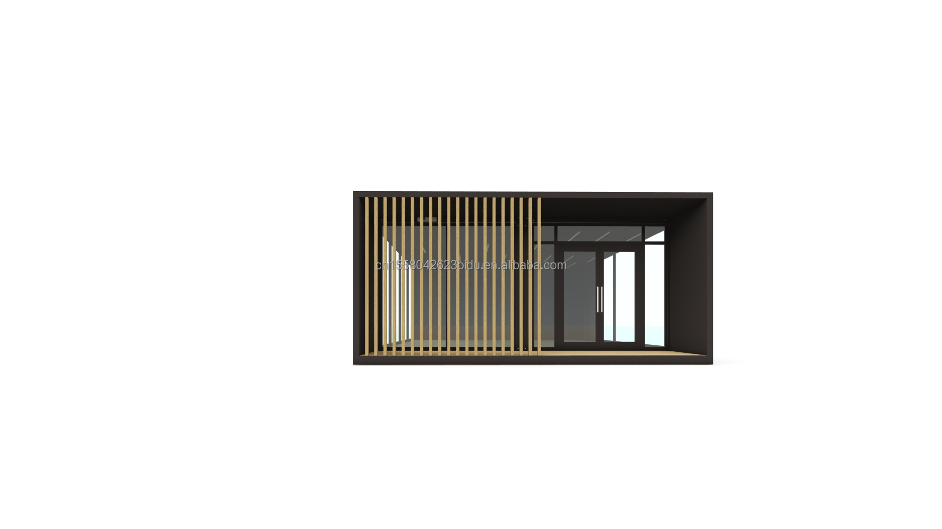 20ft Deluxe Prefabricated Room Prefabricated Container Villa with Wall 50/75/100mm Wave Sandwich Panel