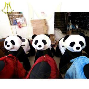 China Hansel attractions for children safari kids animal motorized rides zoo animal scooter hot sale safari ride on toy factory