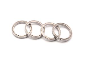 China 2RS Shield Size 15*21*4mm Miniature Ball Bearings High Rotating Speed With Small Torque factory