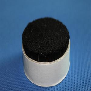 China Wild Cut Boiled Bristles Root Natural Bristle 28mm Black For Hair Brushes factory