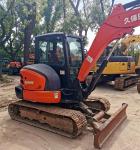 Year 2019 Used Japan Original 6 Ton Mini Kubota Excavator KX165 in Good