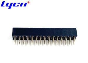 China 2×13 Pin DIP Female Header Connector 2.0mm Pitch Current Rating 2.0 AMP factory