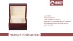 Mens Leather Organiser Box , Custom Mens Watch Box Screen Printing