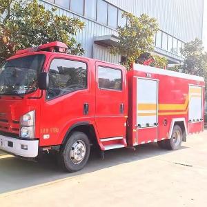 China ISUZU 4X2 700P Fire Fighting Truck Small Fire Rescue Truck 4cbm 5cbm factory