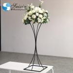 160CM wedding standing flower arrangements square gold black white