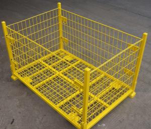China Zinc Surface Storage Cages On Wheels Grid 50*50 Mm Welded Wire Mesh Structure factory