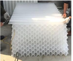 China Black Lamella Tube Settler For Industrial Wastewater Treatment Specific Gravity 0.92 factory