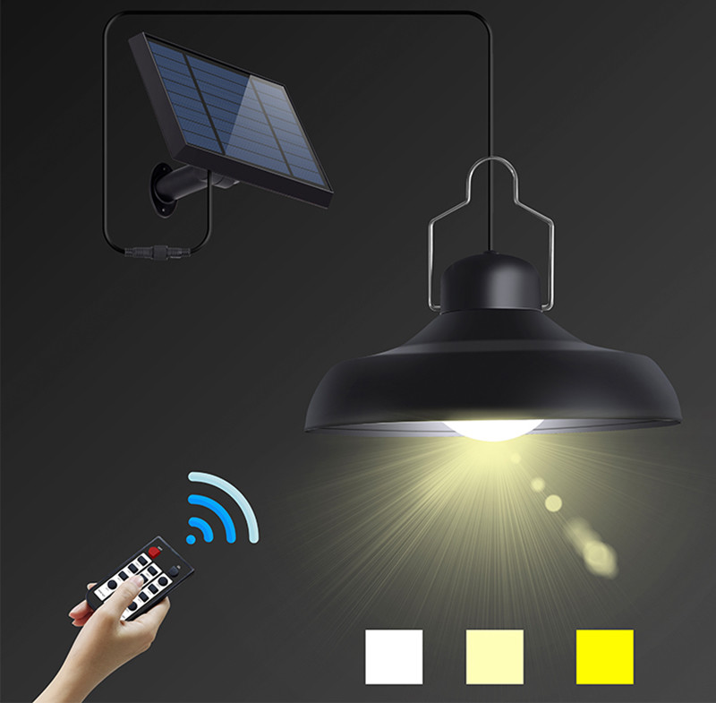 Work LED Shed Solar Light Kits 6500K For Camping Yard Solar Garden Lamp