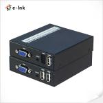 USB VGA KVM over CAT5/6 UTP Extender