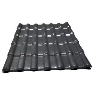 China Custom New Building Materials Double Roman Asa Synthetic Resin Roof Tile factory