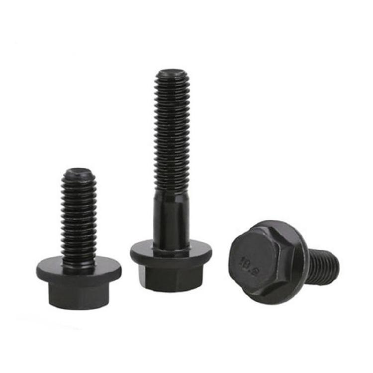 Carbon/Stainless Steel M6 M8 M25 Zinc Coating Din6921 Hex Bolt With Flange And Nut