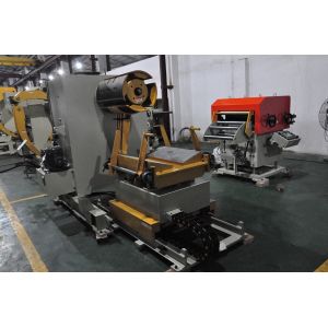 Fully Automatic Coiling Handling Process Roll Feeder Straightener Decoiler Line