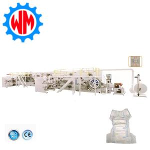 China Auto Stacker Baby Diaper Machine Diaper Manufacturing Machine For Sale factory