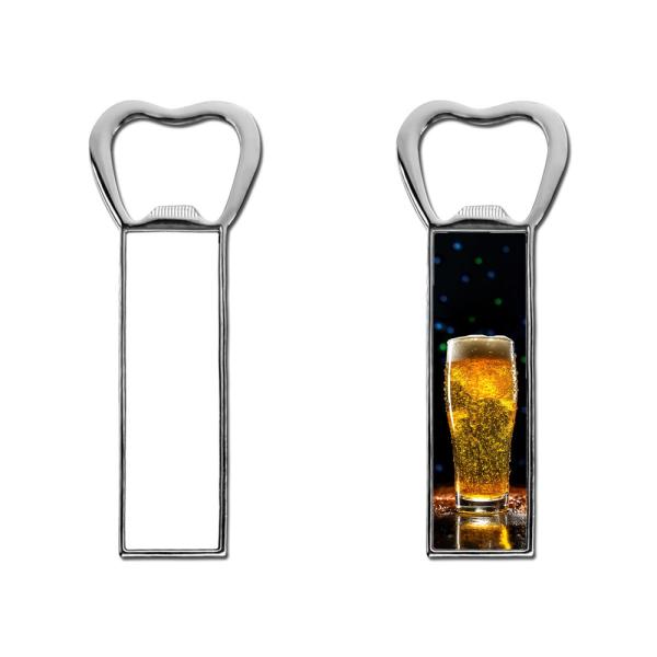 Personalized Sublimation Metal Fridge Magnet Bottle Opener Custom Magnet Bottle Opener