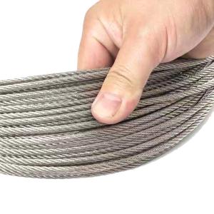 China Steel Core Galvanized Wire Rope 1*7 7*7 1*19 7*19 6*12 6*19 6*37 FC IWRC for Elevator factory