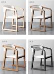 End Luxury All Solid Wood Round Chair for Modern Household Leisure Living Room