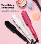 Wide AC110V PTC Heating Titanium Plate Hair Straightener For Natural Hair