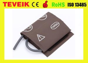 China PU Material Blood Pressure Monitor Cuff Arm Cir 27 - 35cm Single Hose factory
