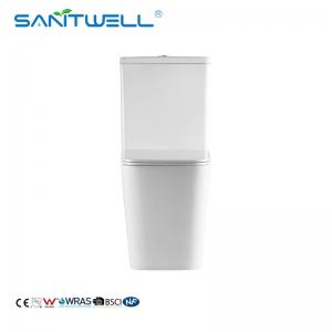 China China Suppliers New Models UF Seat Cover Two Piece Rimless Toilets For Bathroom factory