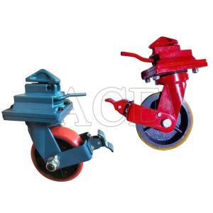 8'' Polyurethane Caster Wheels High Load Capacity for 3 Ton Container Unloading