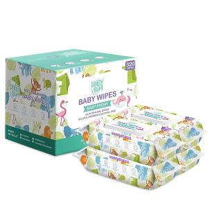 China China Organic Baby Wet Wipes Spunlace Material Disposable Cleaning factory
