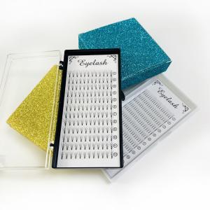 China Korea Synthetic Material Handmade Russian Volume Lashes 8 - 18mm Length factory