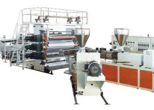 China JWELL Wood Bamboo Powder Fiber Plate Making Machine PP Sheet Extrusion Lines factory