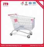 Powder Coating Metal Shopping Trolley OEM Childs Metal Shopping Cart