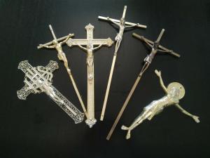 China Plastic Cross and Crucifix Crucifijo Cruces Con Cristoaccessori Funebri factory