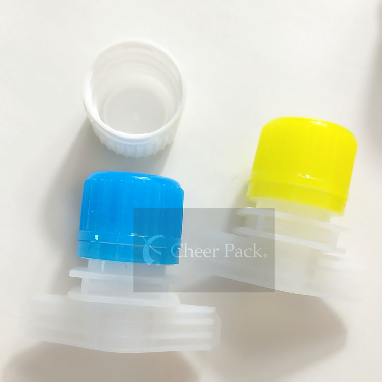 Outer Dia 18mm HDPE Plastic Spout Cap For Liquid Doypack Packaging