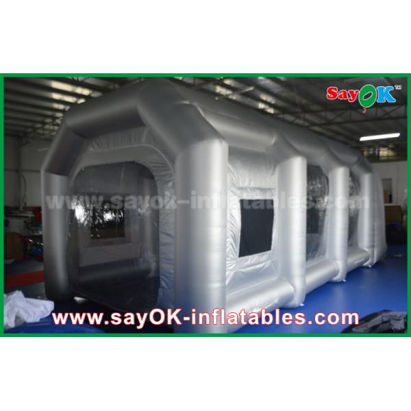 Inflatable Car Tent Mobile Inflatable Air Tent / Inflatable Spray Booth With Filter For Car Cover