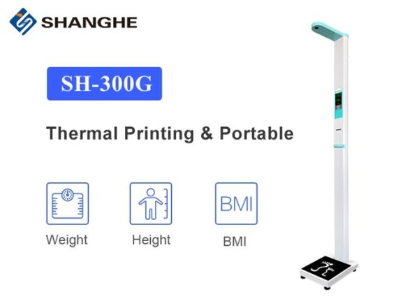 Multi Languages Electronic Height And Weight Machine Coin Operated Flexible To