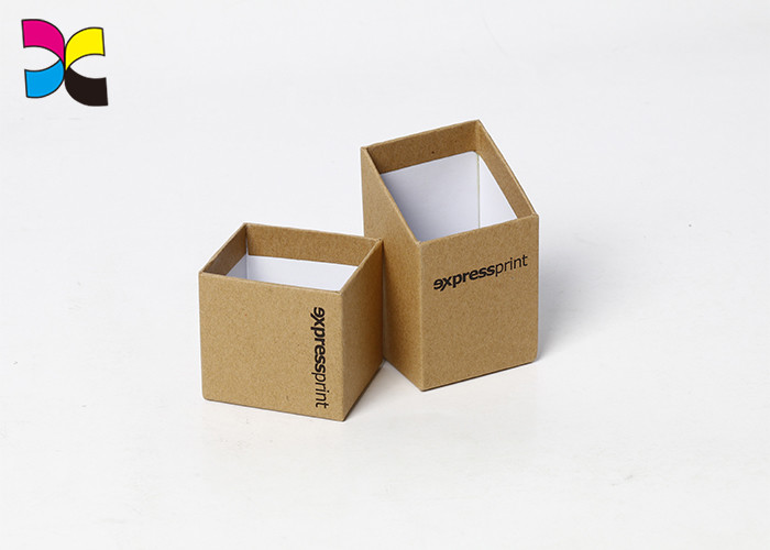 Quick Custom Printed Paper Boxes Two Pieces Hardcover Kraft Color Carboard