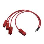 Photovoltaic Power Cable Assemblies UL1015 Circular Terminal Single Pole Plug