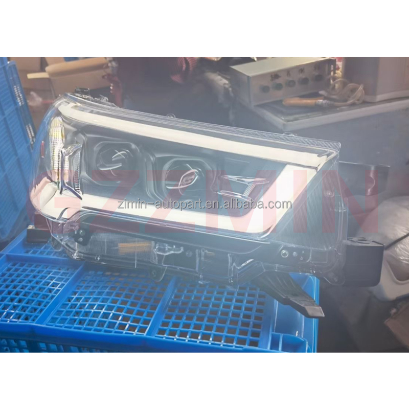 Plastic Black Car LED Headlight For Toyota HILUX REVO ROCCO