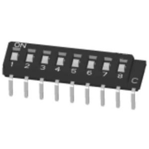 China Heat Resistant SIP DIP Switch With Thru Hole Lead factory