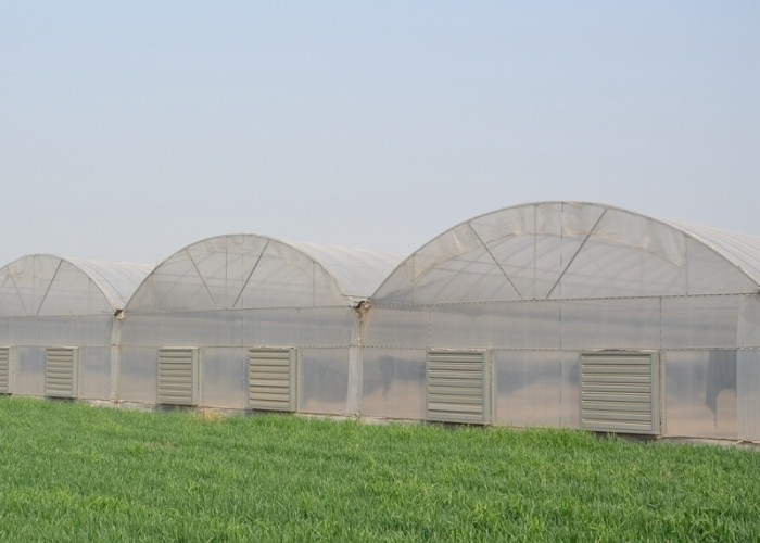 1380x1380mm Galvanized Steel Sheets Exhaust Fans Agriculture Small Greenhouse Cooling System