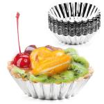 Tinplate Nonstick Egg Tart Cupcake Mold Reusable Kitchen Baking Tools