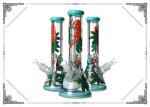9MM Bong Dinosaur Art On Glass Smoking Water Pipe With Ice Catcher
