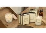 Frosted Long Stem Tealight Candle Holders Wooden Lid Elegant Feature
