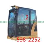 538-2252 Caterpillar Excavator Replacement Glass Left Side Straight Position NO