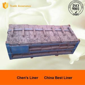 China High Mn Steel Cast Mill Lining System Sag Mill Liners JIS G 5153-1999 / ASTM DF060 factory