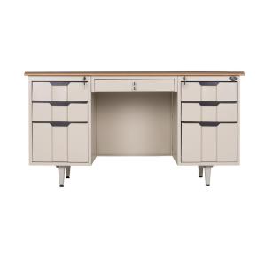 China Furniture MDF Wooden Office Desk For Computer Or Financial Department factory