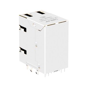 HY981160C 10/100 Base - T Ethernet RJ45 Connector With Dual USB LPJU4111AONL