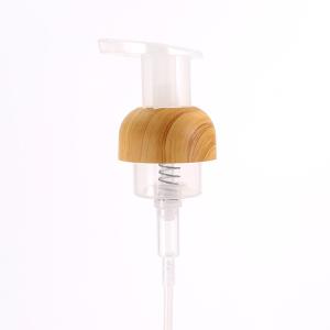 China 40/410 Foam Soap Pump Lotion Pump Plastic bamboo Hand Liquid Dispenser Pump factory