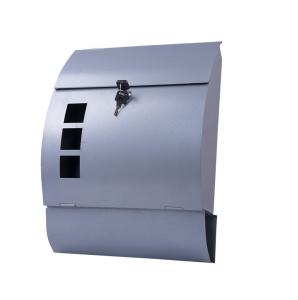 China Modern Galvanized Metal Residential Mailboxes Outdoor Wall Mounted Letterbox factory