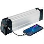 Portable OEM 18650 Lithium Electric Bike Battery 36V 15AH540W Plus Sliver Fish