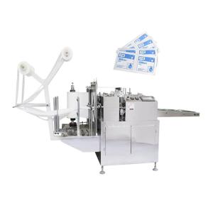 China 220V Alcohol Swab Machine Energy Save 3KW Small Packing Machine factory